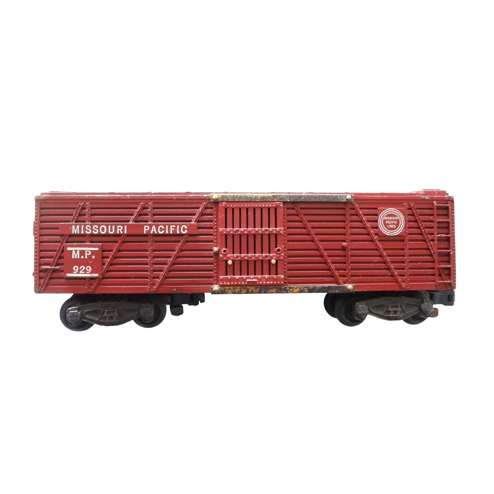 Vintage American Flyer S Scale Missouri Pacific Stock Car 929 Red AC Gilbert